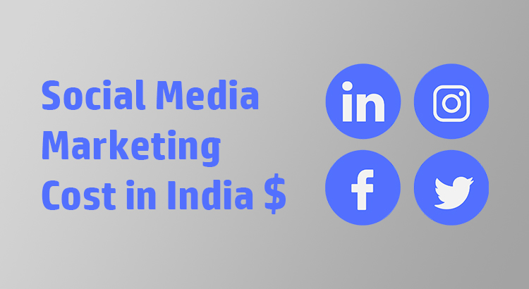 social media marketing cost in india