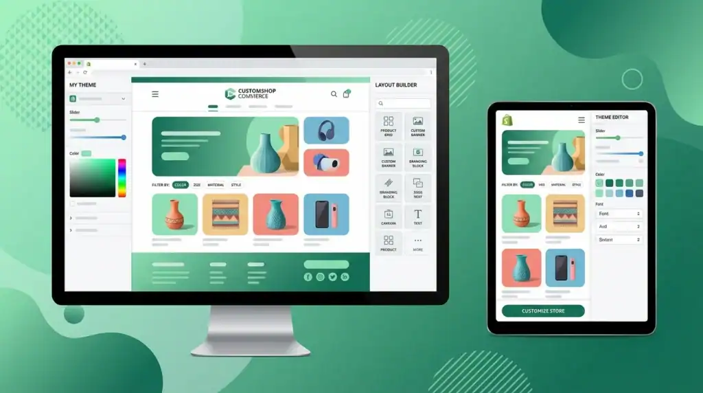custom shopify store