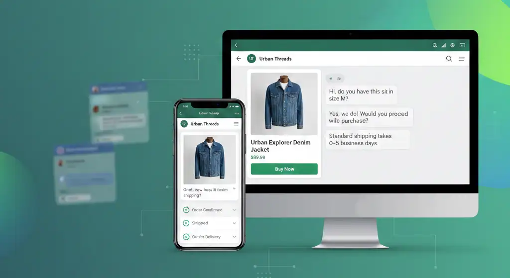 Messaging apps as storefront social media trend