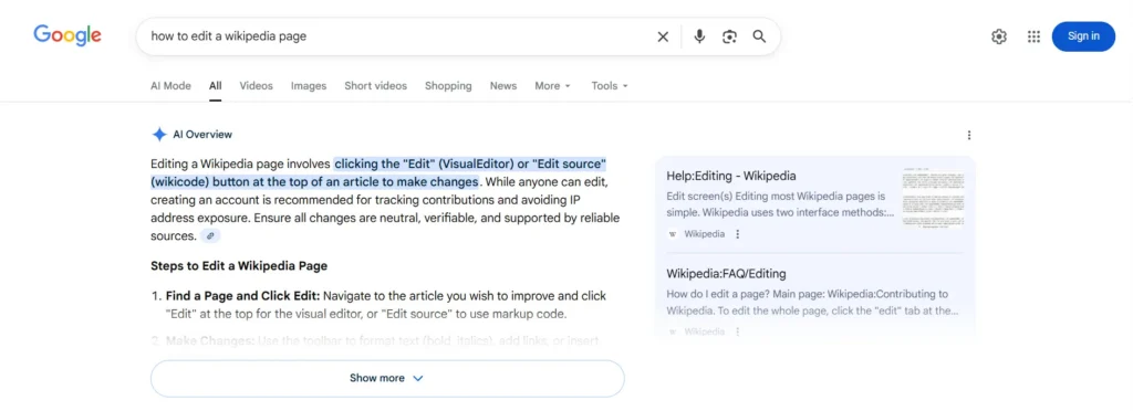 How AEO helps AI systems generate accurate search summaries
