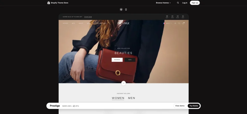 prestige premium shopify themes