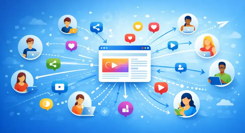 social media content visibility and SEO reach