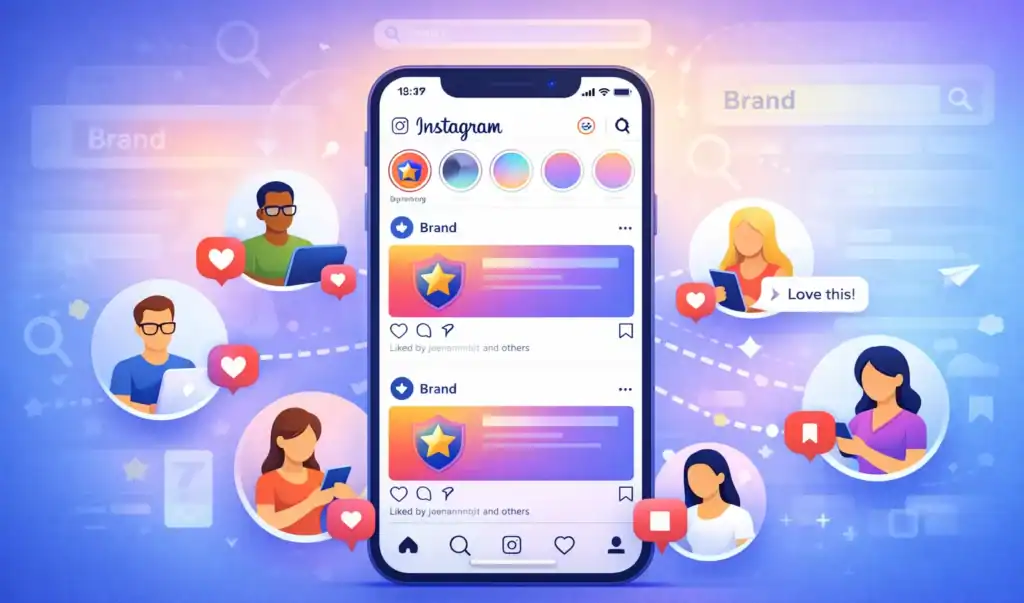 Instagram engagement and SEO visibility
